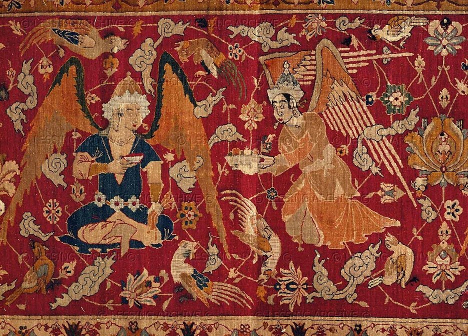 The Meaning of Angels in Persian Rugs - Rug the Rock