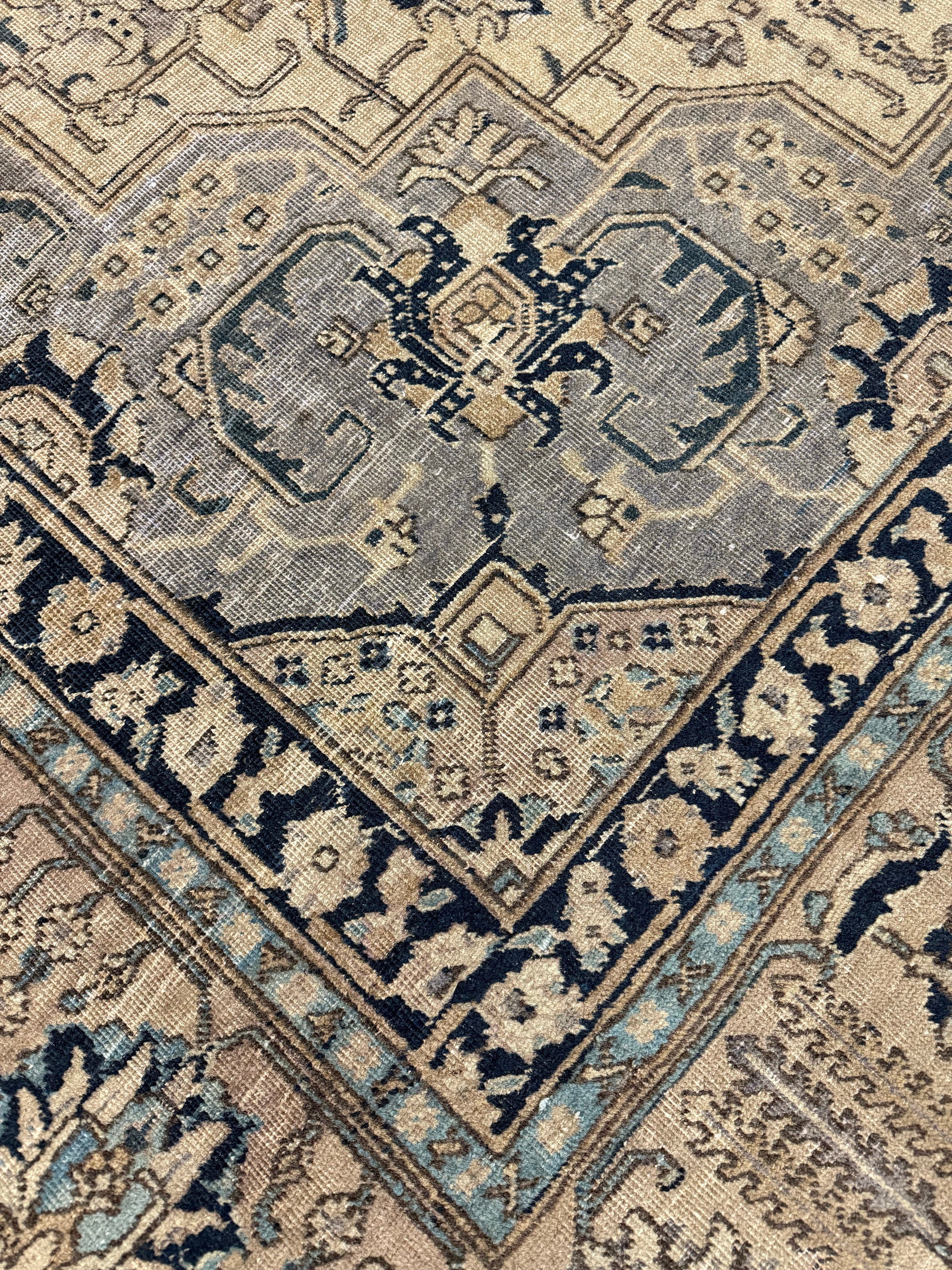 Vintage Tabriz Rug. Original rug photograph; SKU 0005; source IMG_7919.