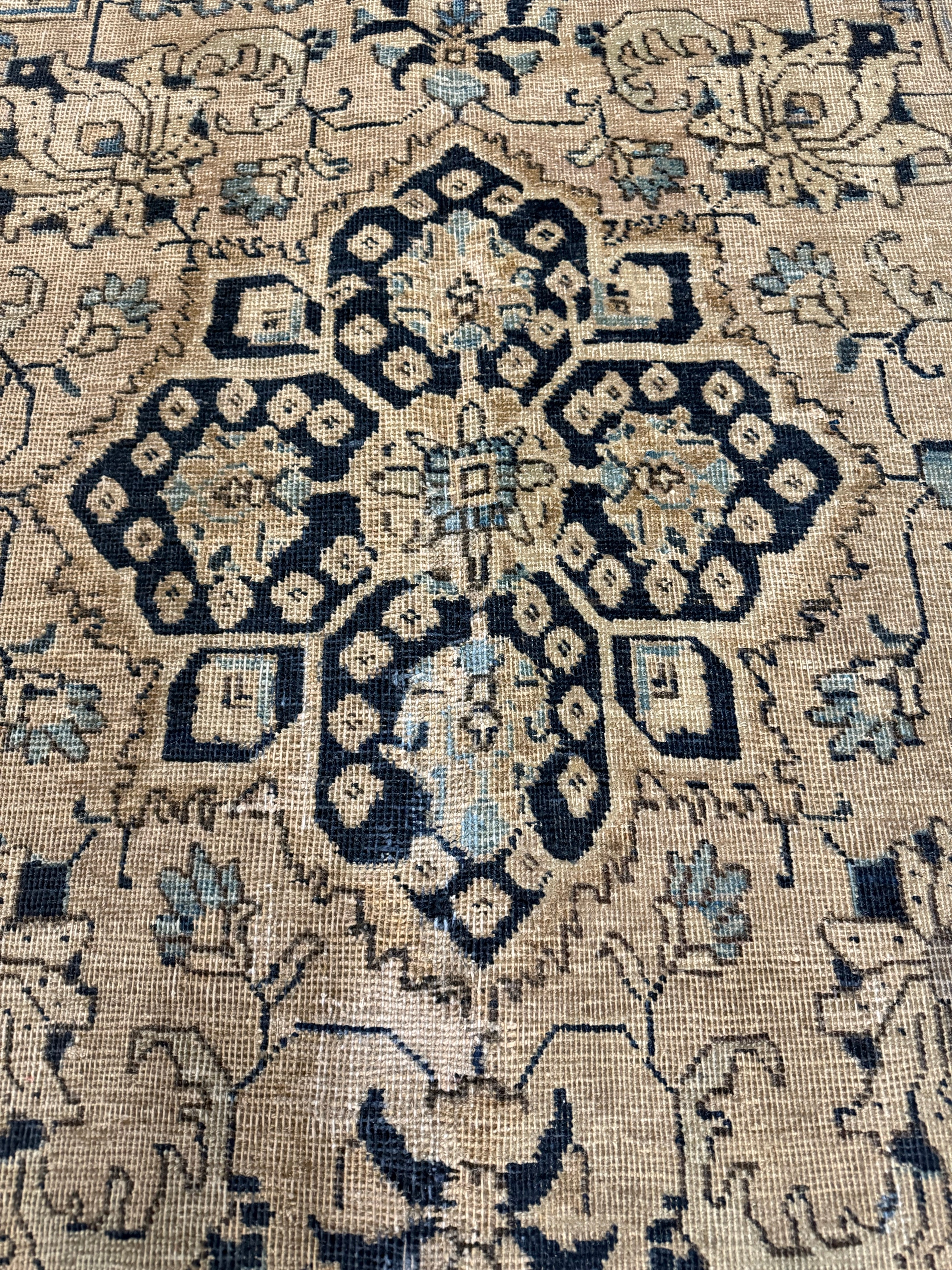 Vintage Tabriz Rug. Original rug photograph; SKU 0005; source IMG_7920.