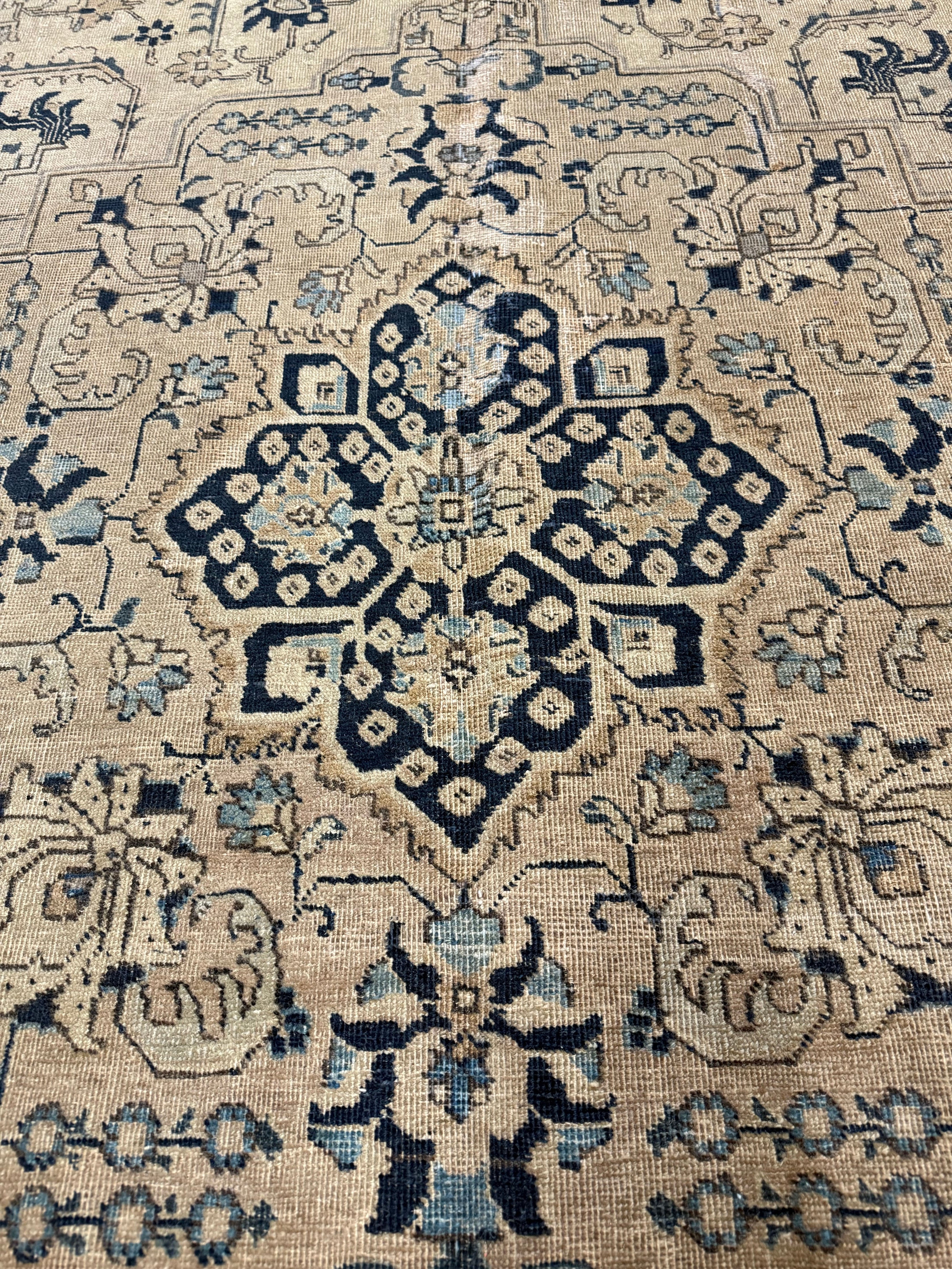 Vintage Tabriz Rug. Original rug photograph; SKU 0005; source IMG_7929.
