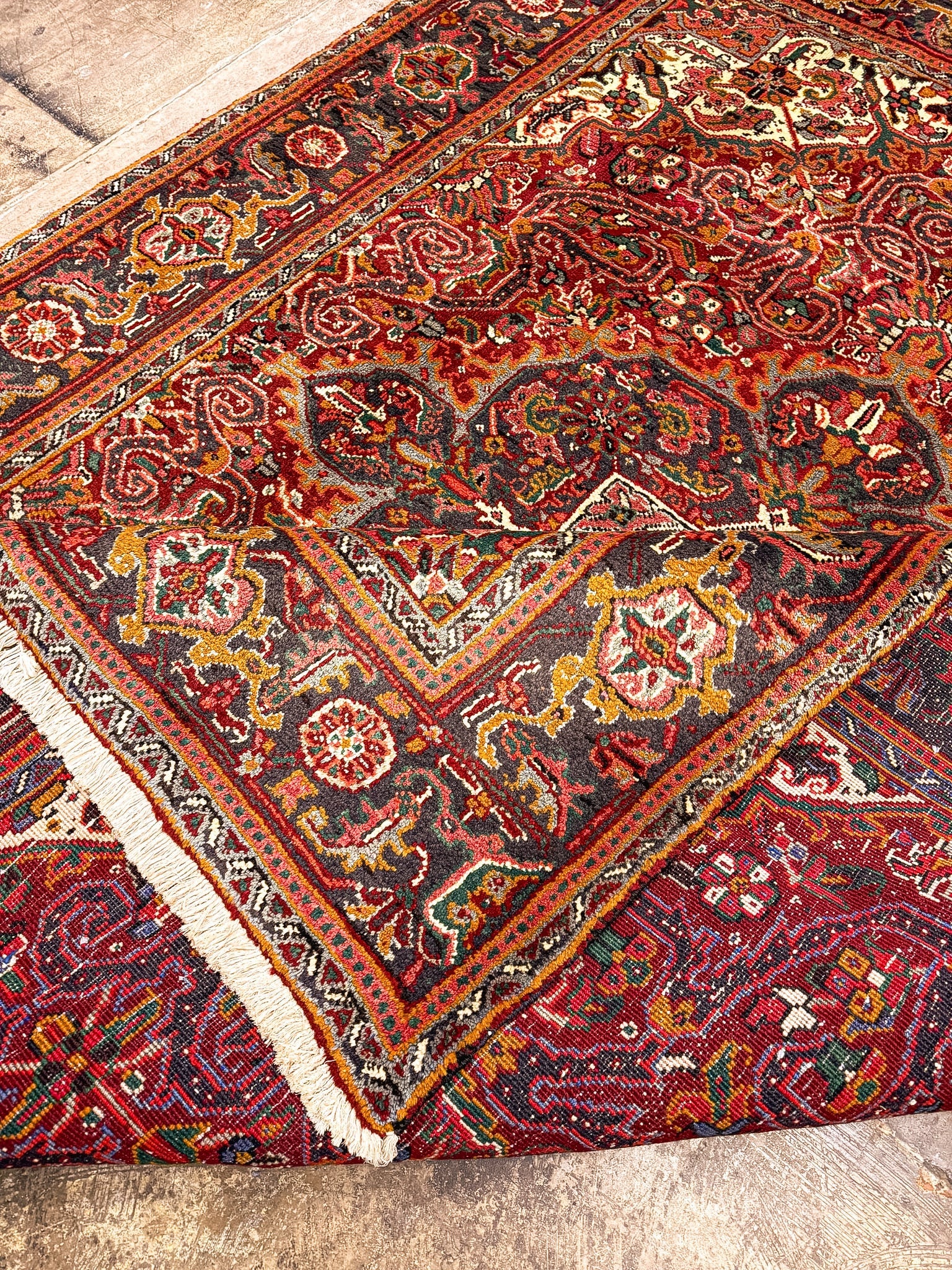 Persian Heriz Rug | 6' 11" x 9' 3" Rug the Rock