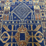 Vintage Afghan Wool Runner. Additional product photograph; SKU 101776; source IMG_7368.