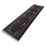 Vintage Afghan Wool Runner. Product photograph; SKU 101776; source IMG_7356.