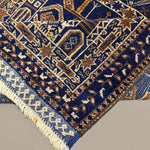 Vintage Afghan Wool Runner. Product photograph; SKU 101776; source IMG_7359.