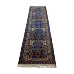 Vintage Afghan Wool Runner. Product photograph; SKU 101776; source IMG_7365.