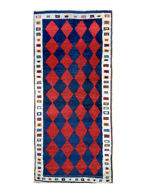 Vintage Persian Gabbeh Rug | 2' 9" x 6' 1"