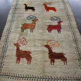 Vintage Persian Gabbeh Rug | 5' 3" x 8' 10"
