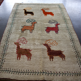 Vintage Persian Gabbeh Rug | 5' 3" x 8' 10"
