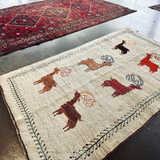 Vintage Persian Gabbeh Rug | 5' 3" x 8' 10"