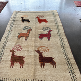 Vintage Persian Gabbeh Rug | 5' 3" x 8' 10"