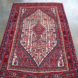 Persian Sarouk Rug | 4' 2" x 6' 5"