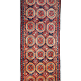 NW Persian Meshkin Runner Rug | 4' 1" x 11' 9"
