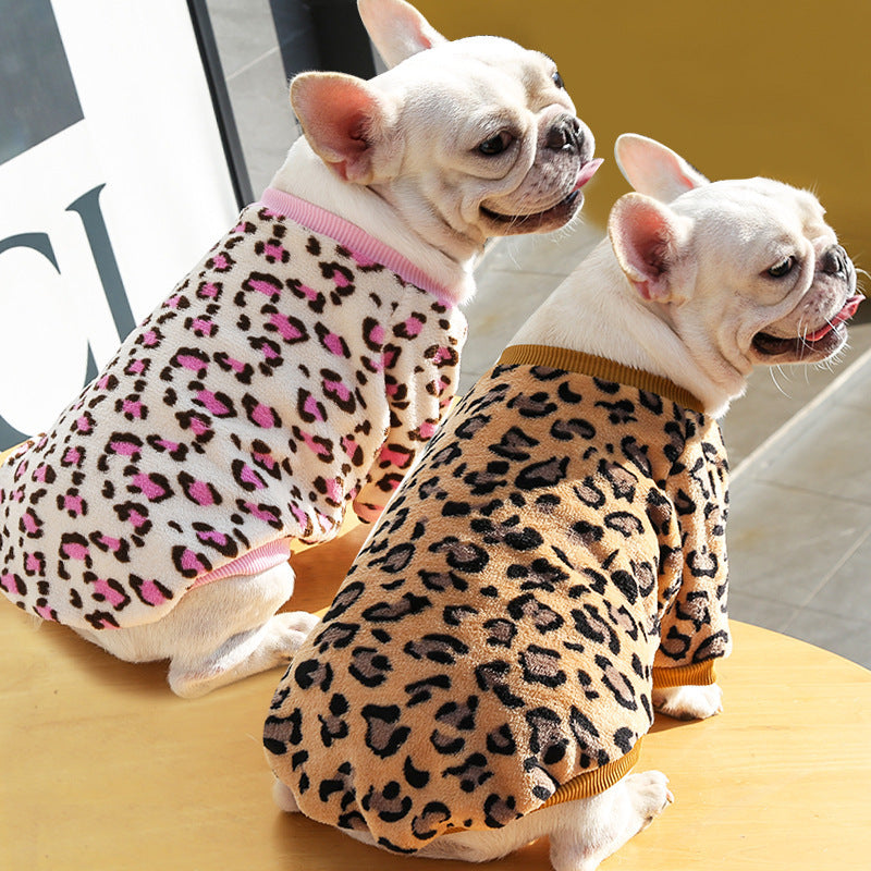 Autumn Winter Warm Pajamas Jacket for Puppies Rug the Rock