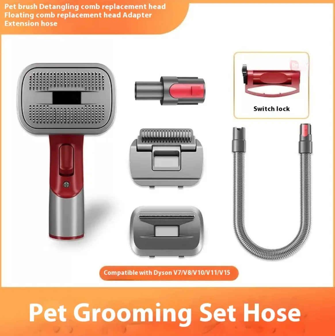 Full Series Pet Shaver Comb Suit with Hair Suction Head for Dogs and Cats Rug the Rock