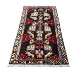 Persian Tafresh Rug, lengthwise view, hand-knotted wool with blue colouring. SKU 30195.