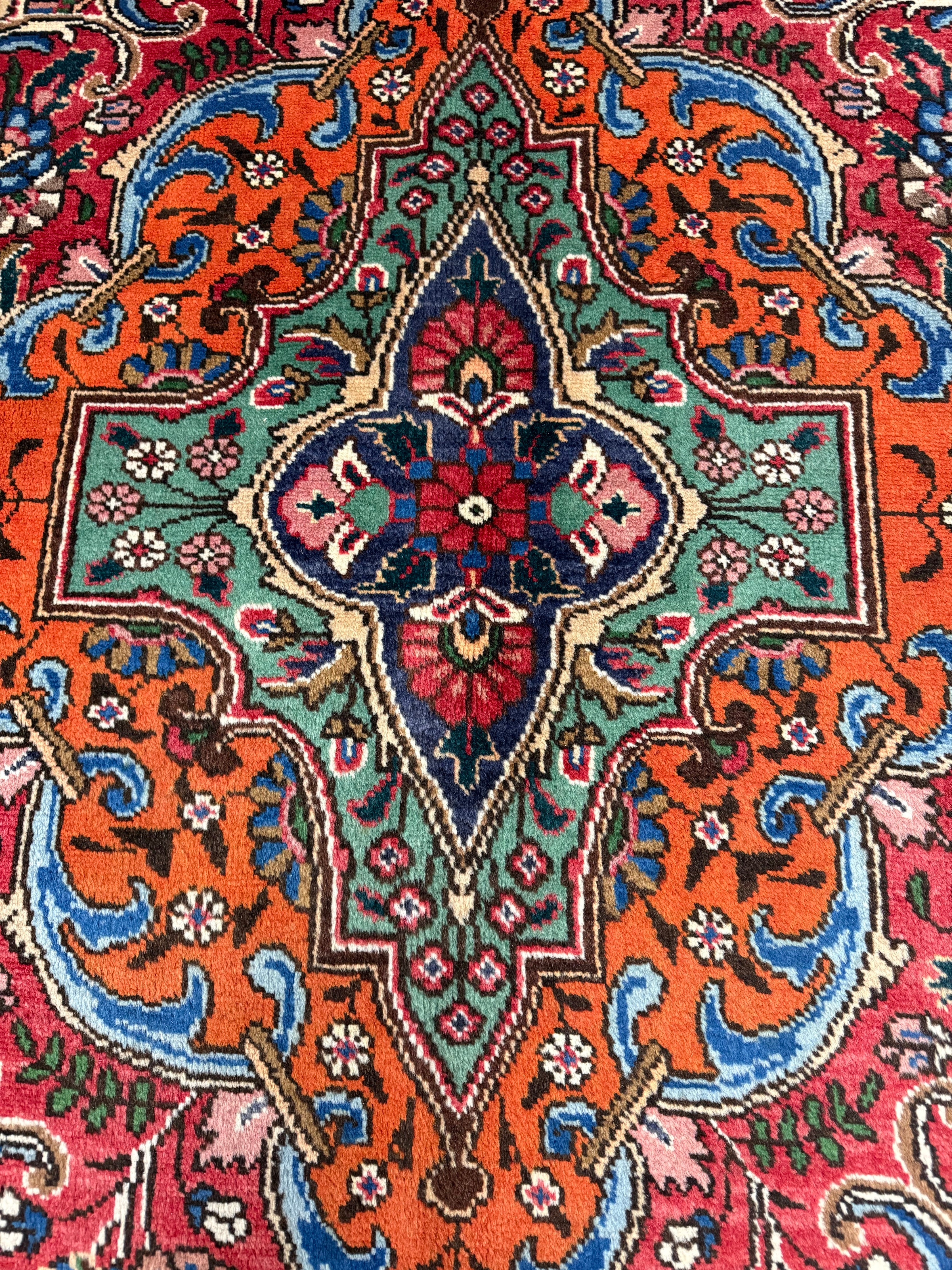 Vintage Tabriz Rug. Original rug photograph; SKU 30228; source IMG_7827.