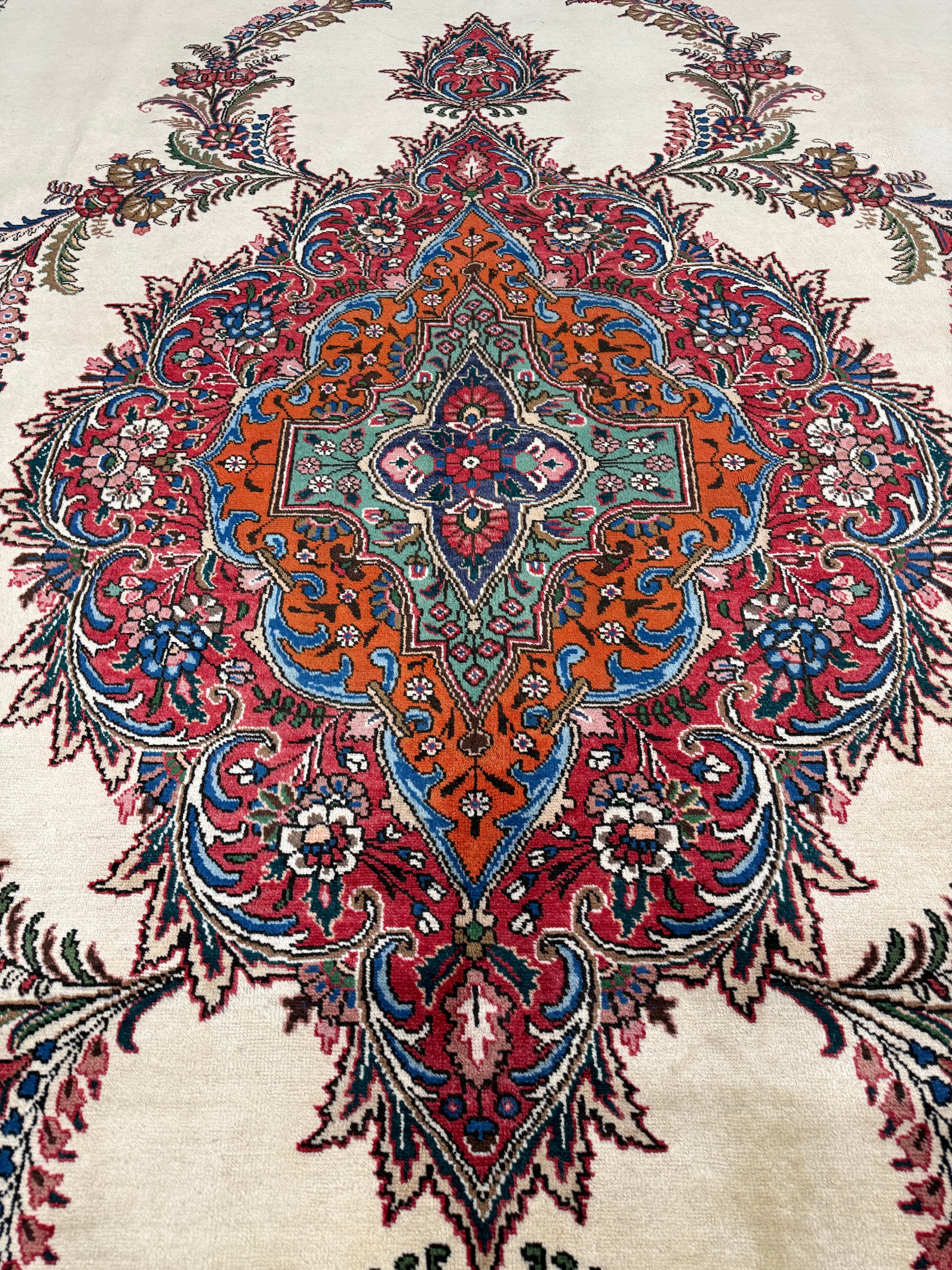 Vintage Tabriz Rug. Original rug photograph; SKU 30228; source IMG_7838.