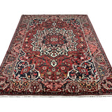 Vintage Chaleshtor Bakhtiari Wool Rug. Edited documentary rug photograph; SKU 30536; source IMG_7317.