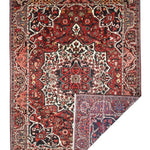 Vintage Chaleshtor Bakhtiari Wool Rug, full rug view. Original catalog photograph; SKU 30536.