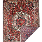 Vintage Chaleshtor Bakhtiari Wool Rug, full rug view. Original catalog photograph; SKU 30536.