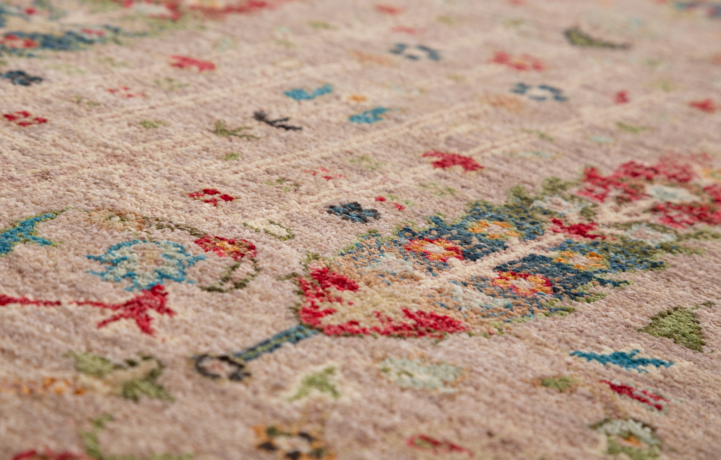 Chobbi Runner in beige and multicolor — pattern, texture or angled view