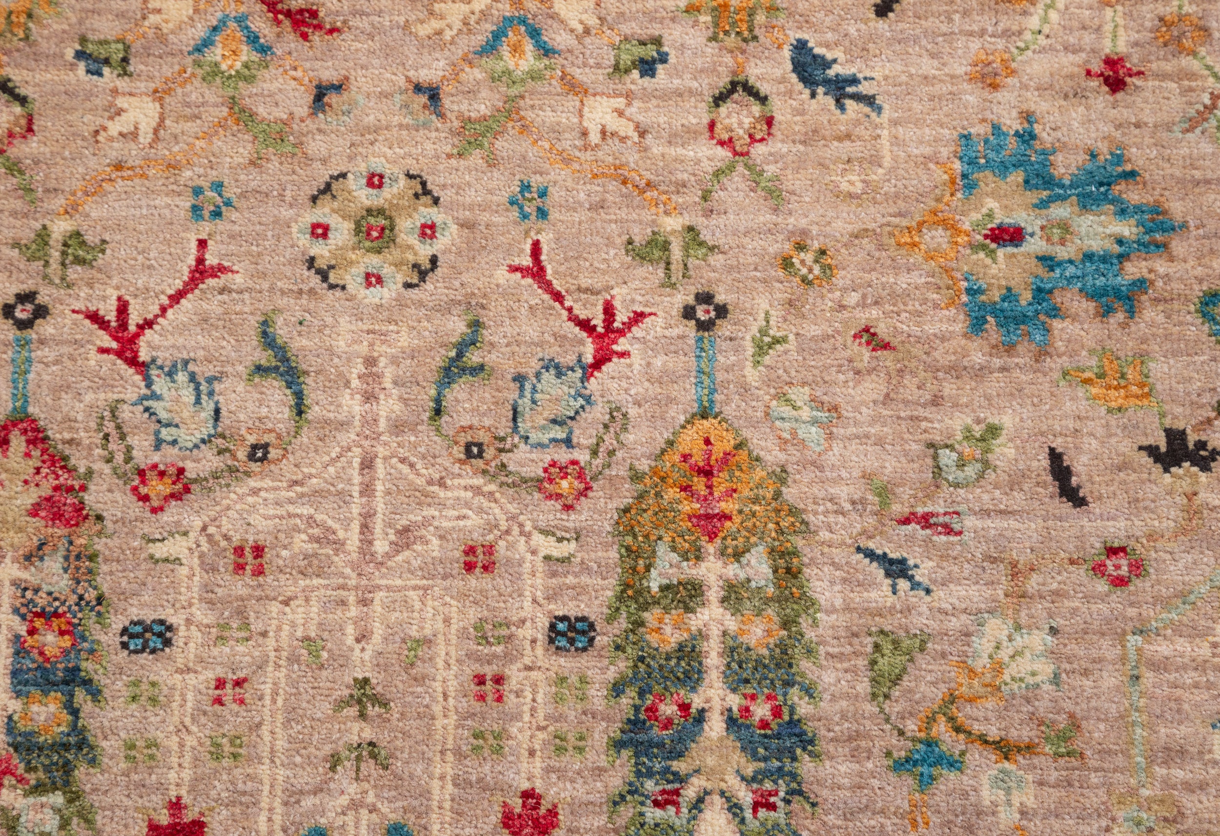 Chobbi Runner in beige and multicolor — pattern, texture or angled view