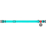 Waterproof Dog Collar Heavy Duty Adjustable for Medium Dogs M Size Glow in Dark Rug the Rock