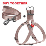 Brown Cotton Dog Harness Eco Friendly Adjustable for Large Dogs L Size 2735 in Rug the Rock