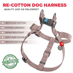 Brown Cotton Dog Harness Eco Friendly Adjustable for Large Dogs L Size 2735 in Rug the Rock
