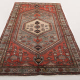 Persian Zanjan Rug | 4' 3" x 7' 10"