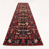 Persian Nahavand Runner Rug | 3' 8" x 16' 1"