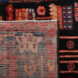 Persian Nahavand Runner Rug | 3' 8" x 16' 1"