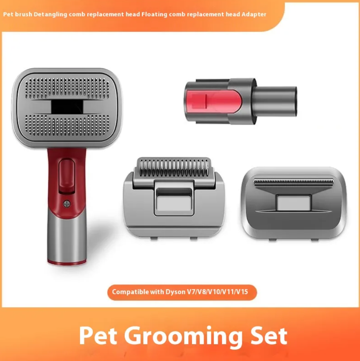 Full Series Pet Shaver Comb Suit with Hair Suction Head for Dogs and Cats Rug the Rock