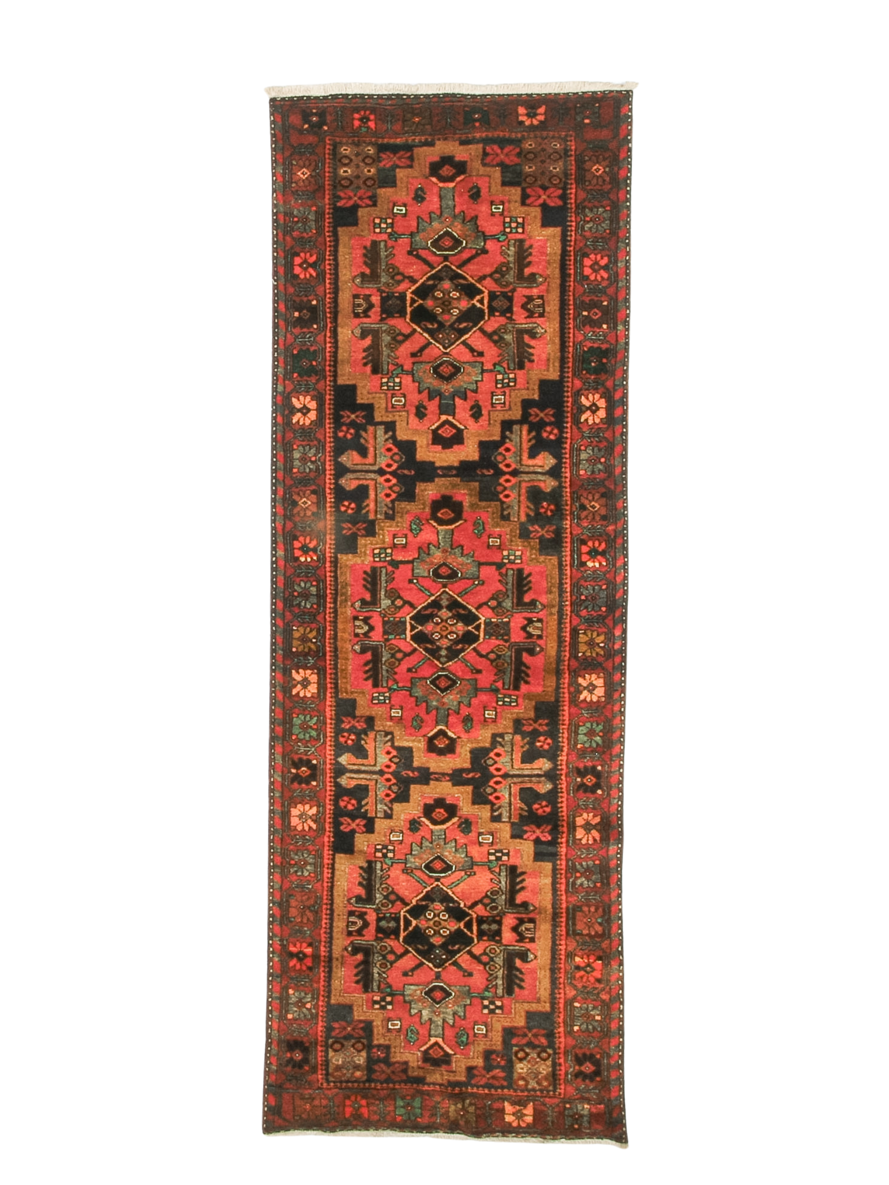 Persian Hamadan Runner Rug | 3' 4" x 10' Rug the Rock