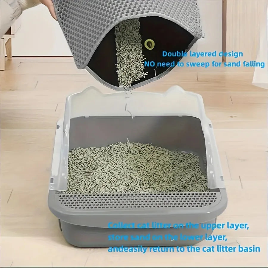 EVA Double-Layer Cat Mat Rug the Rock