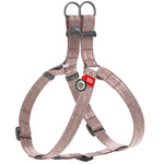 Brown Cotton Dog Harness Eco Friendly Adjustable for Large Dogs L Size 2735 in Rug the Rock