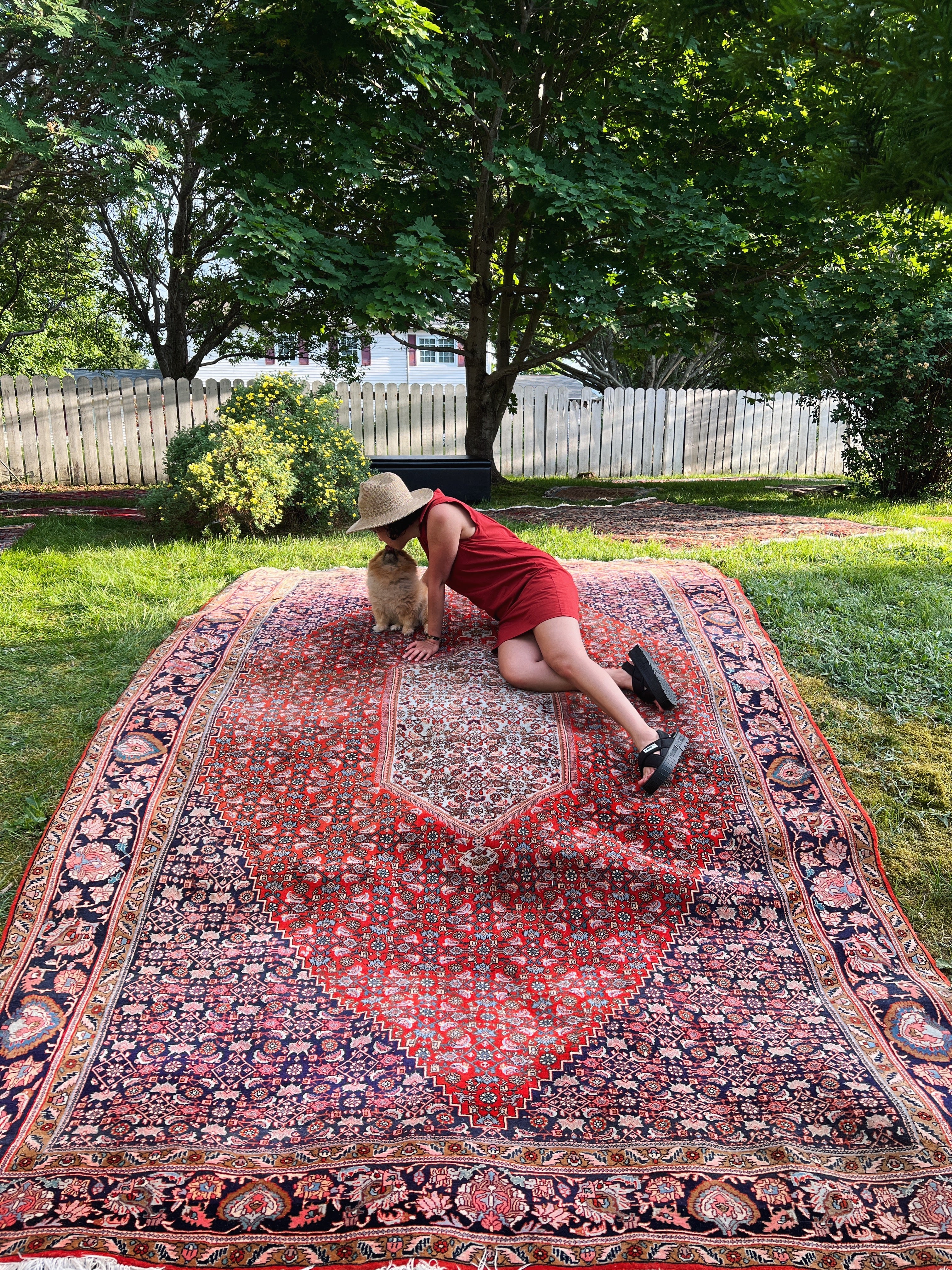 ▪️vintage rug ▪️176×124cm パキスタン ラホール産 Shop Authentic Persian & Oriental Rugs – Rug the Rock