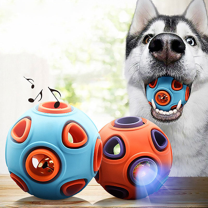 Glow-in-the-Dark Dog Toy Ball for Chewing (Medium/Large) Rug the Rock