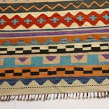 Afghan Maimana Kilim Rug | 6' 7" x 9' 10"