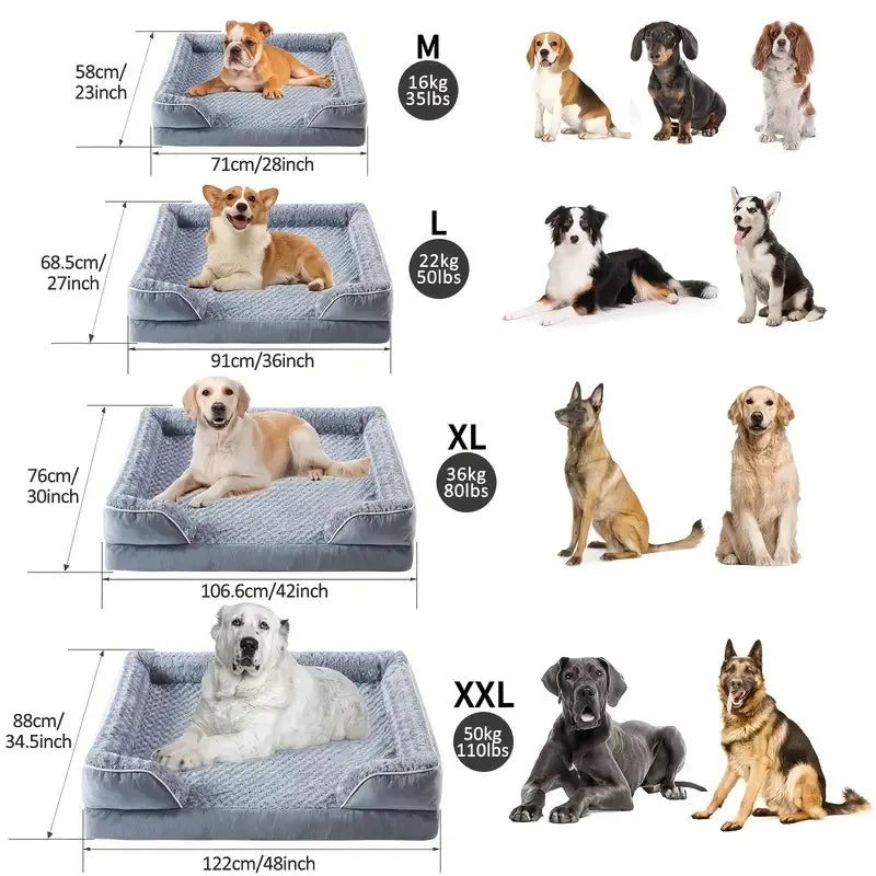 Waterproof Fabric Removable And Washable Pet Bed Rug the Rock