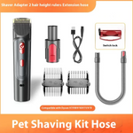 Full Series Pet Shaver Comb Suit with Hair Suction Head for Dogs and Cats Rug the Rock