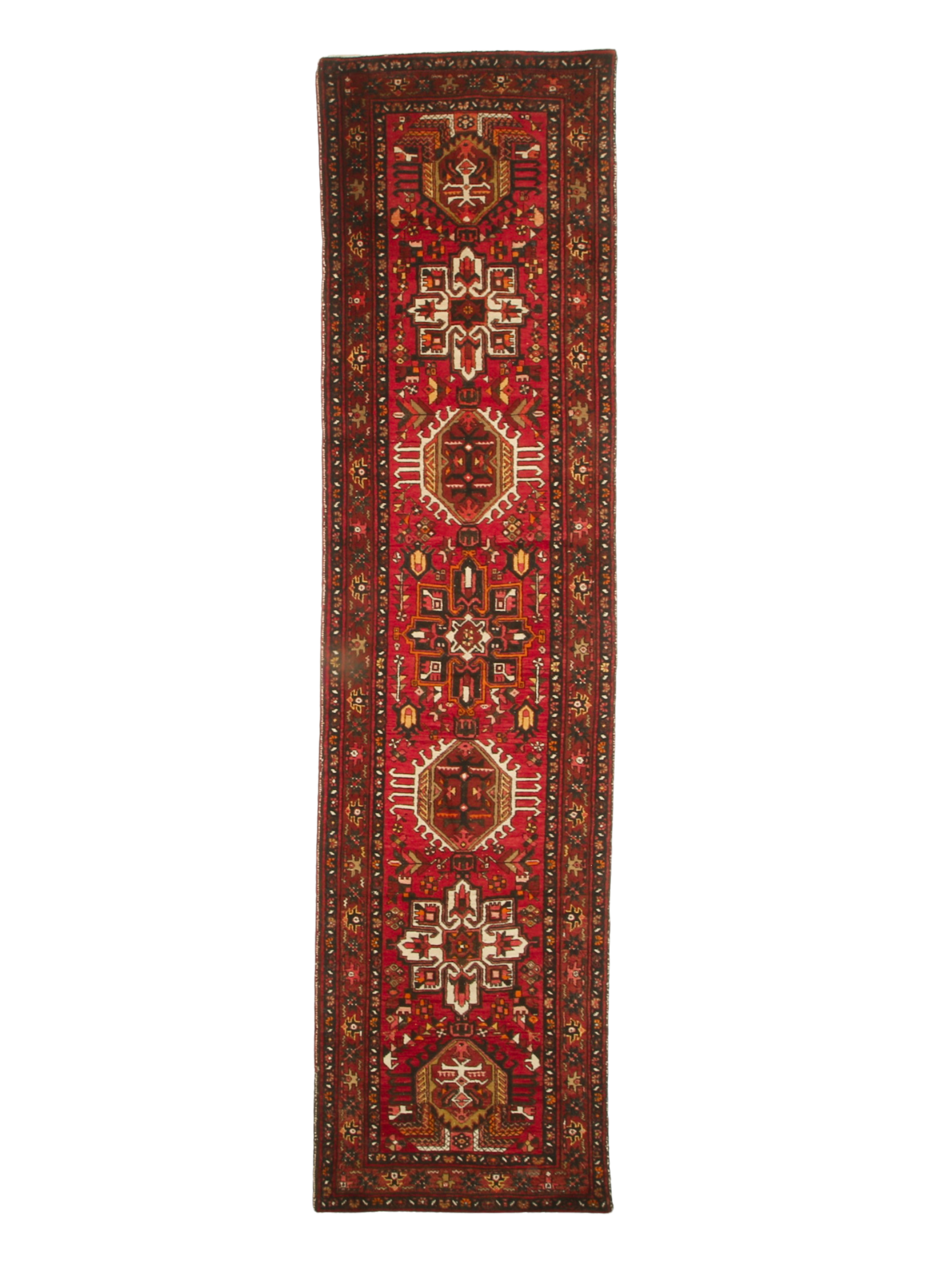 Persian Karaja Runner Rug | 3' 2" x 12' 7" Rug the Rock