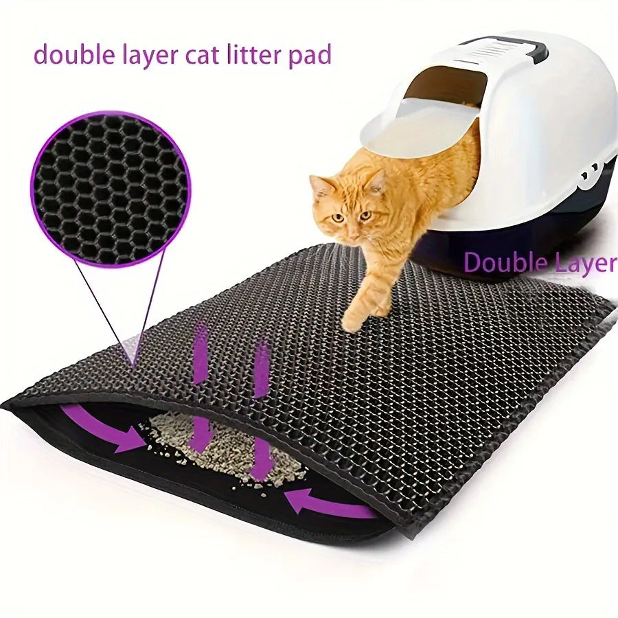 EVA Double-Layer Cat Mat Rug the Rock