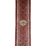 Vintage Hosseinabad Wool Runner, full rug view. Original catalog photograph; SKU EE 1.0067.
