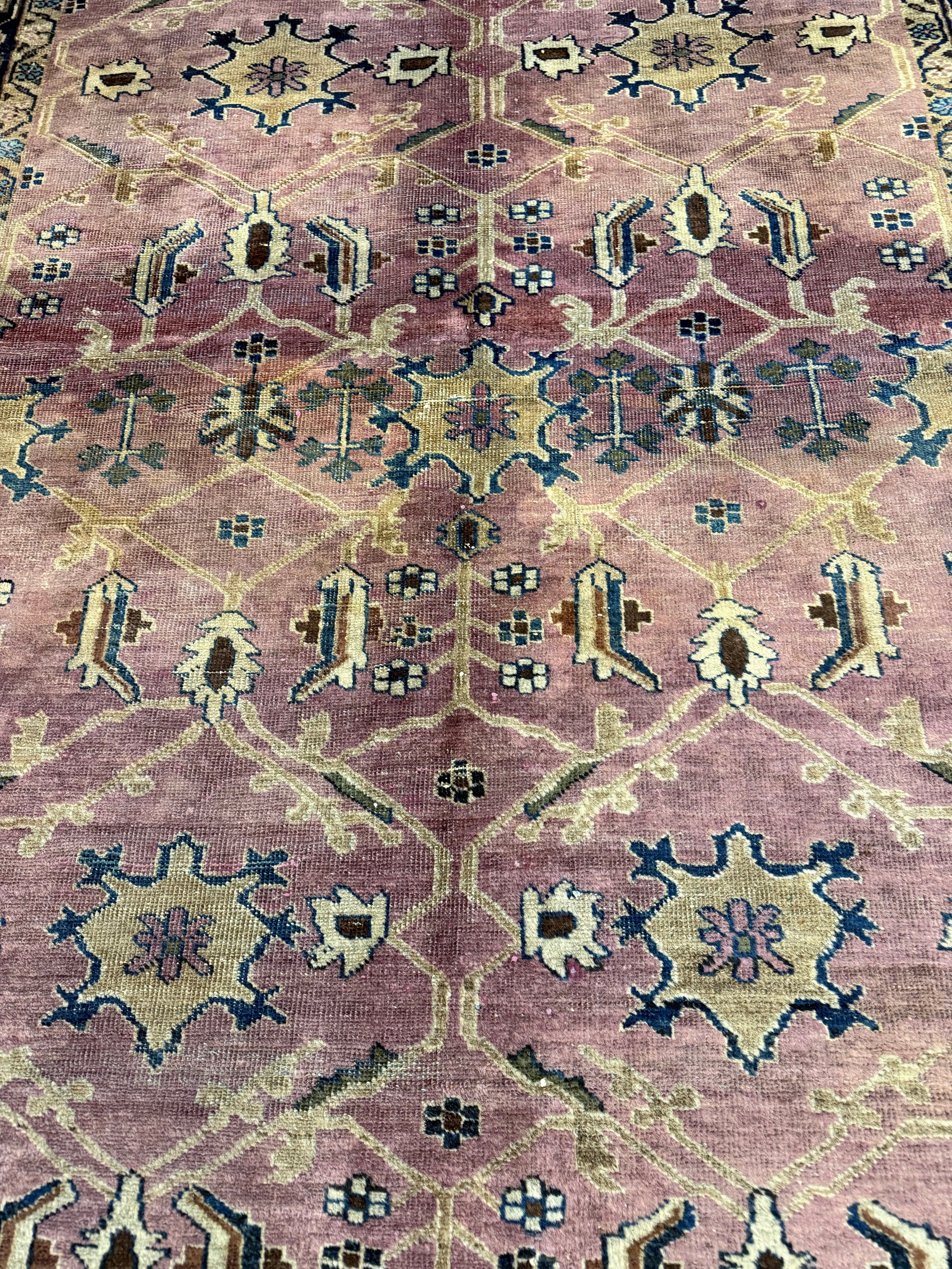 Vintage Sarouk Rug. Original rug photograph; SKU EE1.0236; source EE 1.0236 IMG_6638.