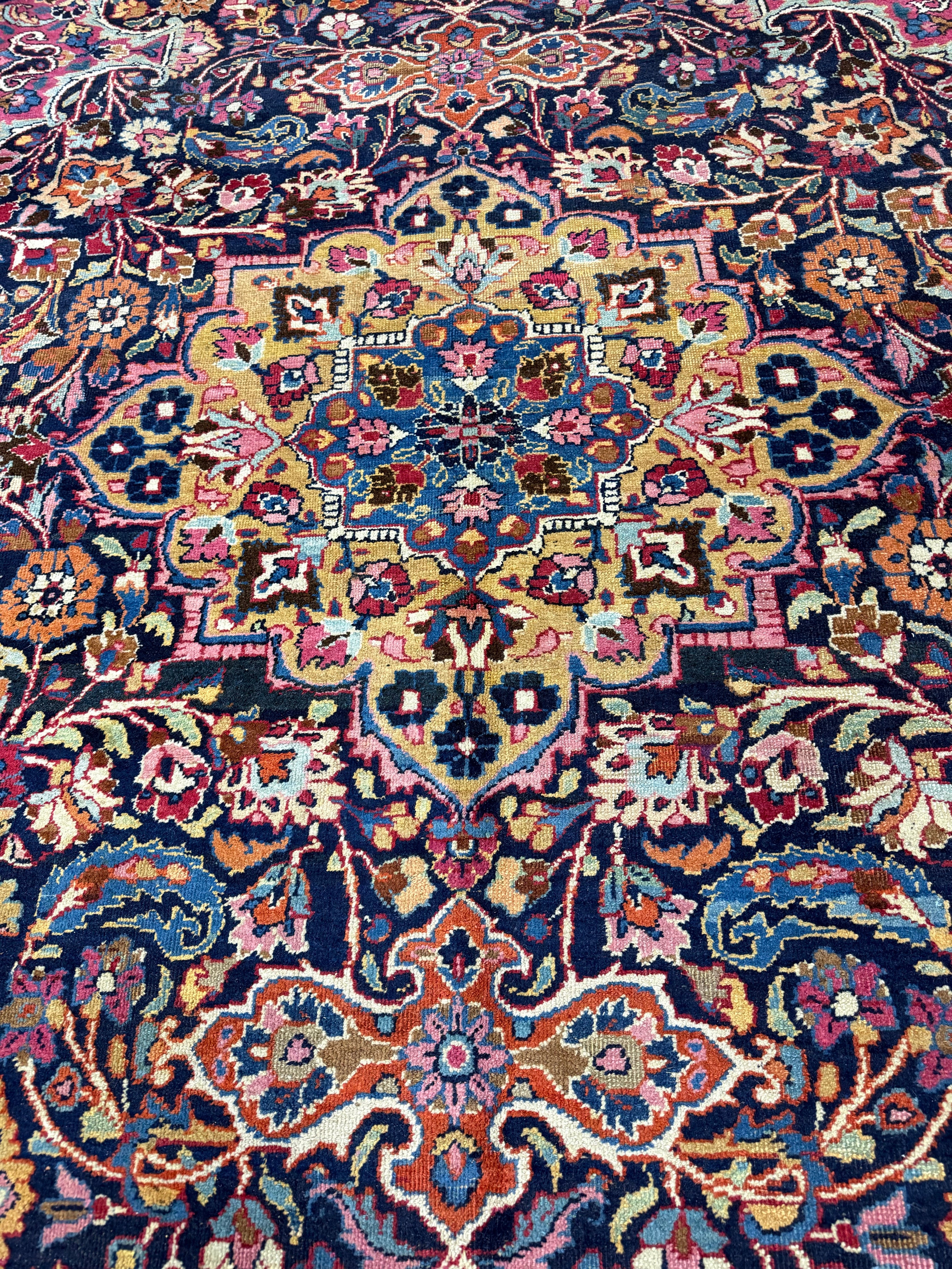 Vintage Mashhad Rug. Original rug photograph; SKU EE1.0651; source IMG_7905.