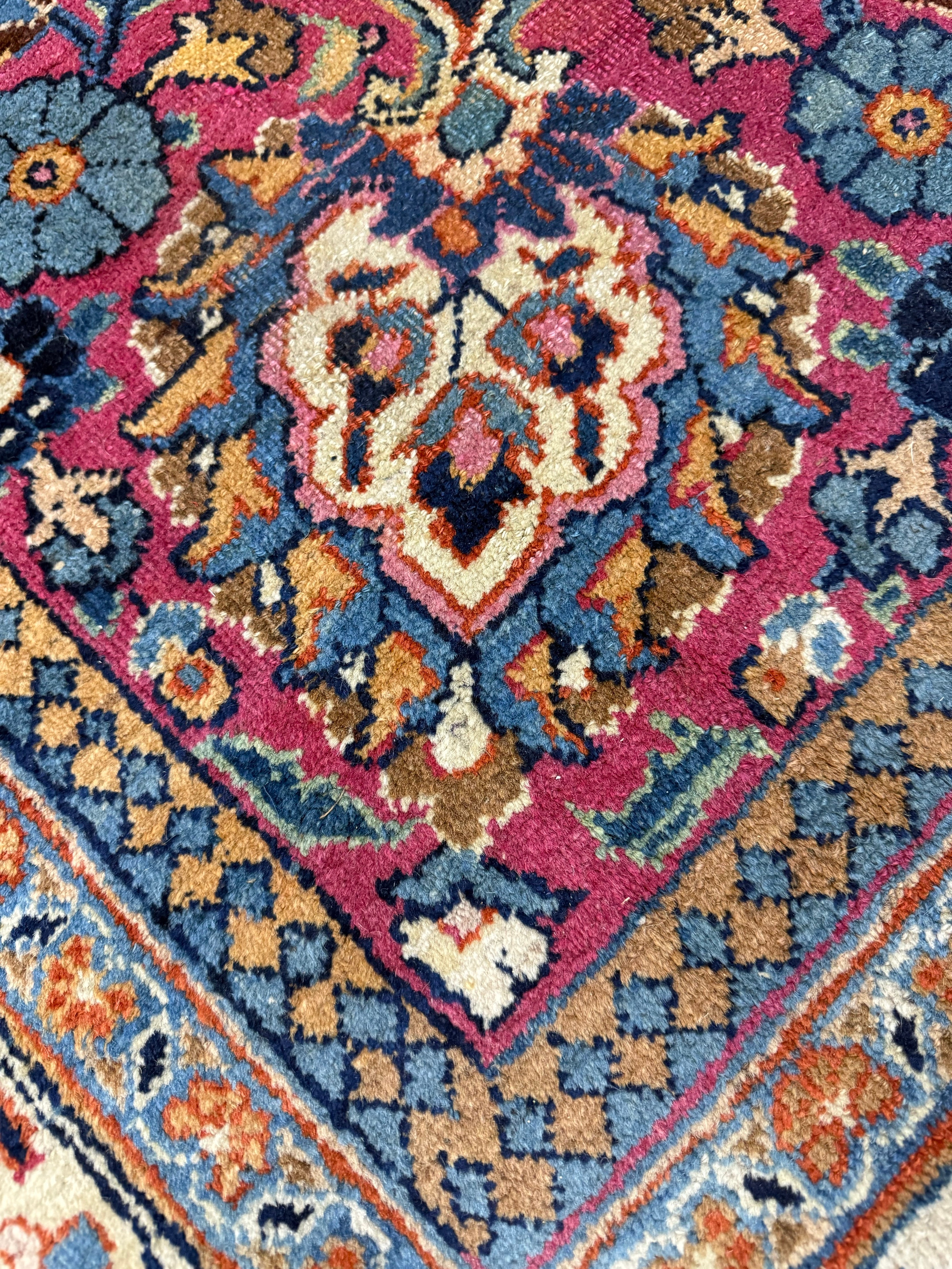 Vintage Mashhad Rug. Original rug photograph; SKU EE1.0651; source IMG_7906.