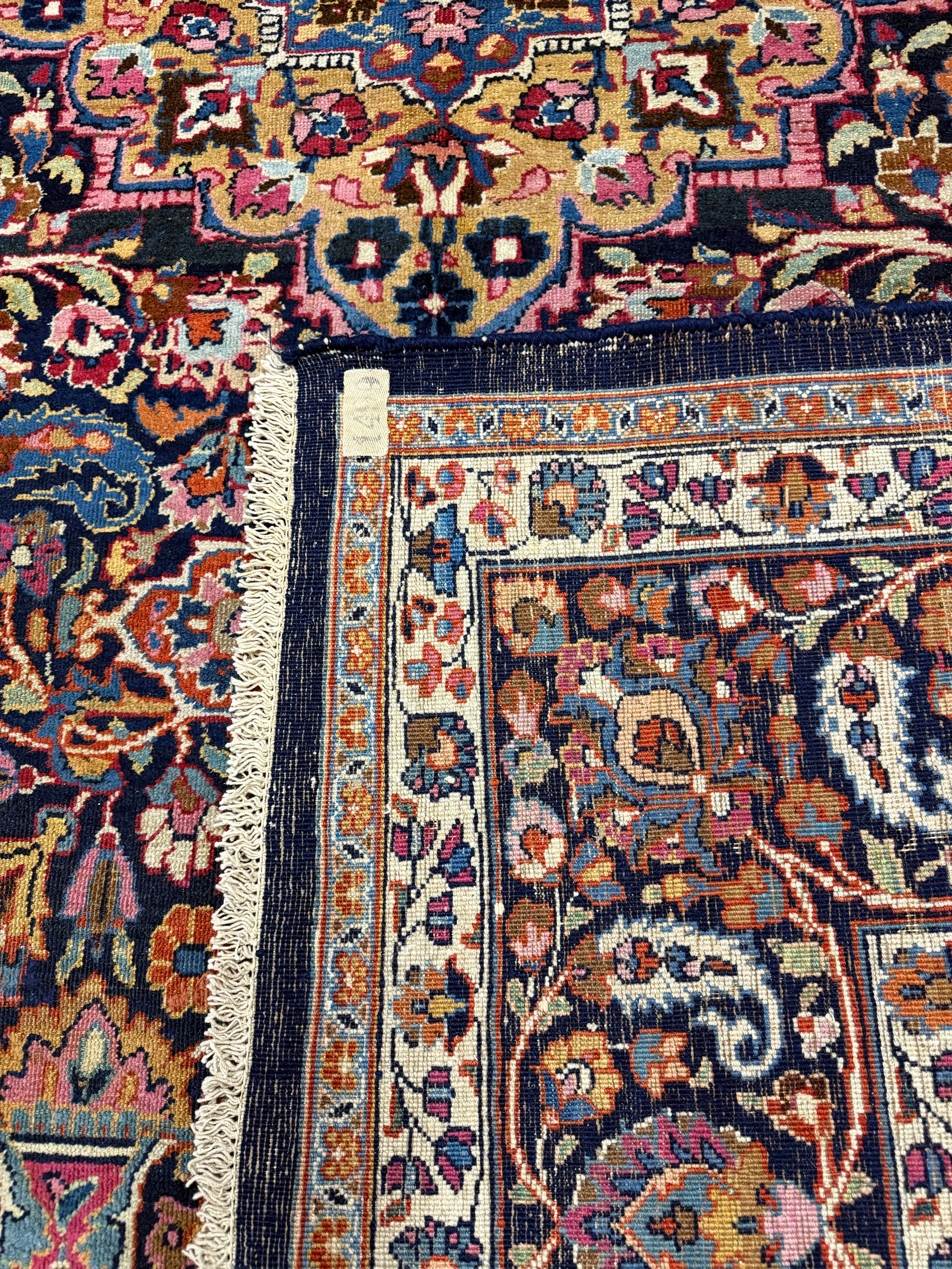 Vintage Mashhad Rug. Original rug photograph; SKU EE1.0651; source IMG_7907.