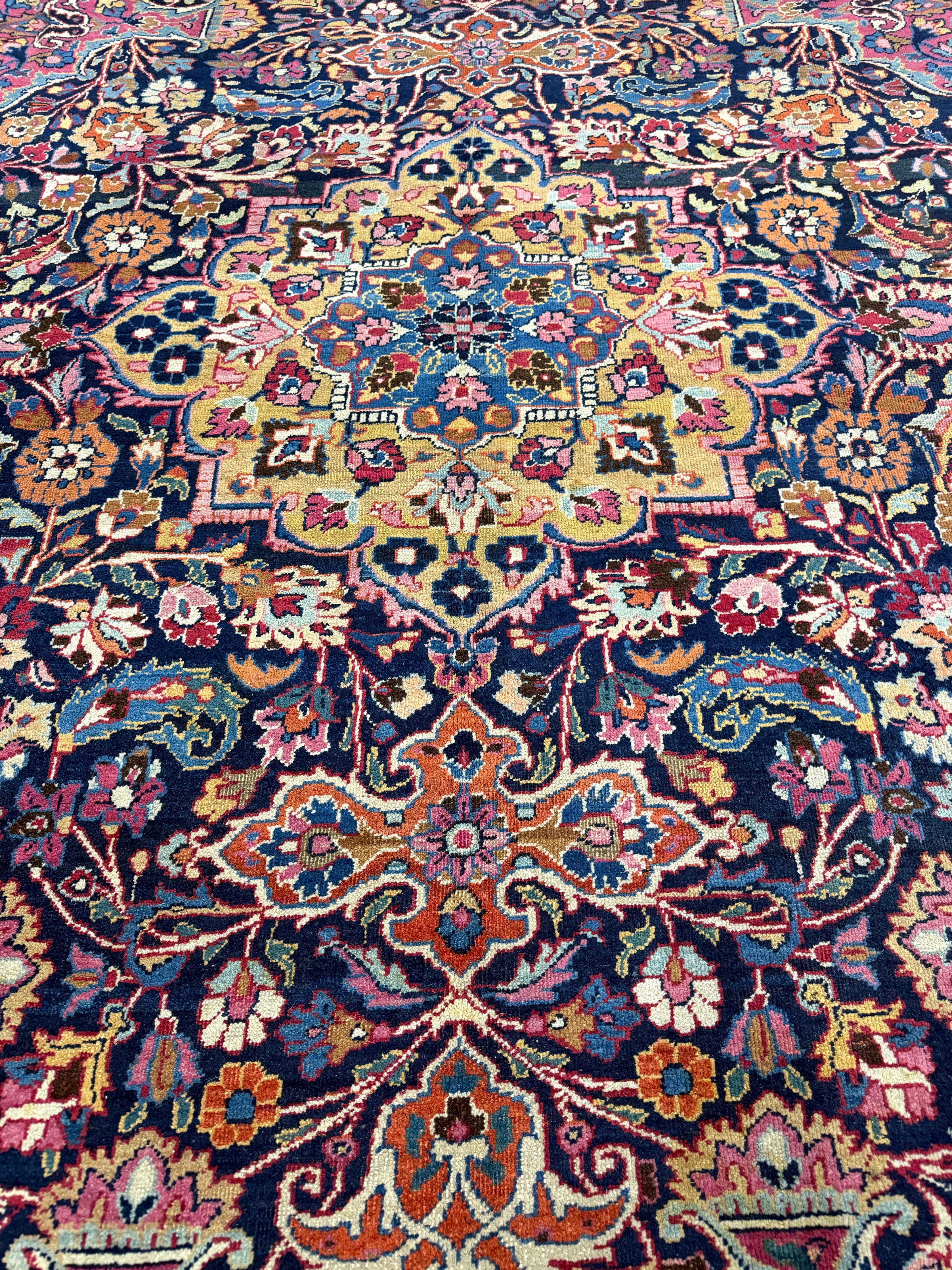 Vintage Mashhad Rug. Original rug photograph; SKU EE1.0651; source IMG_7915.