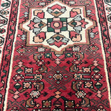 Vintage Hosseinabad Wool Runner | 2'5" × 12'6". Original rug photograph; SKU EE 1.0067; source undefined.